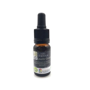Elixir minéral de Quartz Girasol, pour les étudiants et le manque de punch