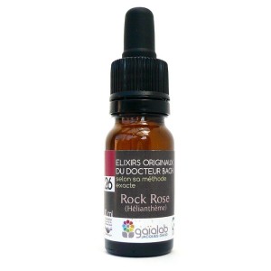 Elixir fleurs de bach 26 Hélianthème (Rock Rose)